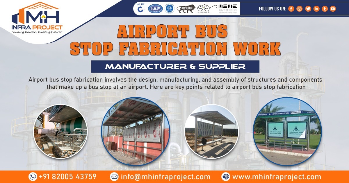 Airport Bus Stop Fabrication Services in Gujarat