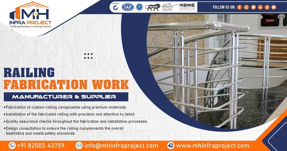 Railing Fabrication Services in Madhya Pradesh