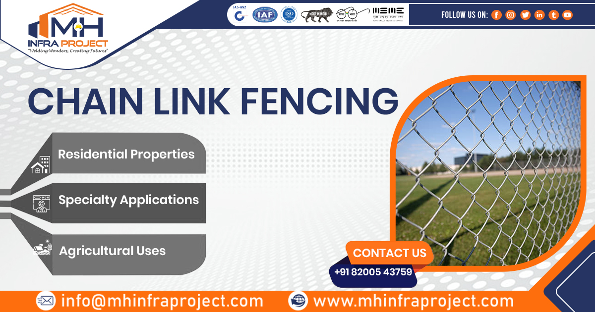 Chain Link Fencing Fabrication Work in Madhya Pradesh