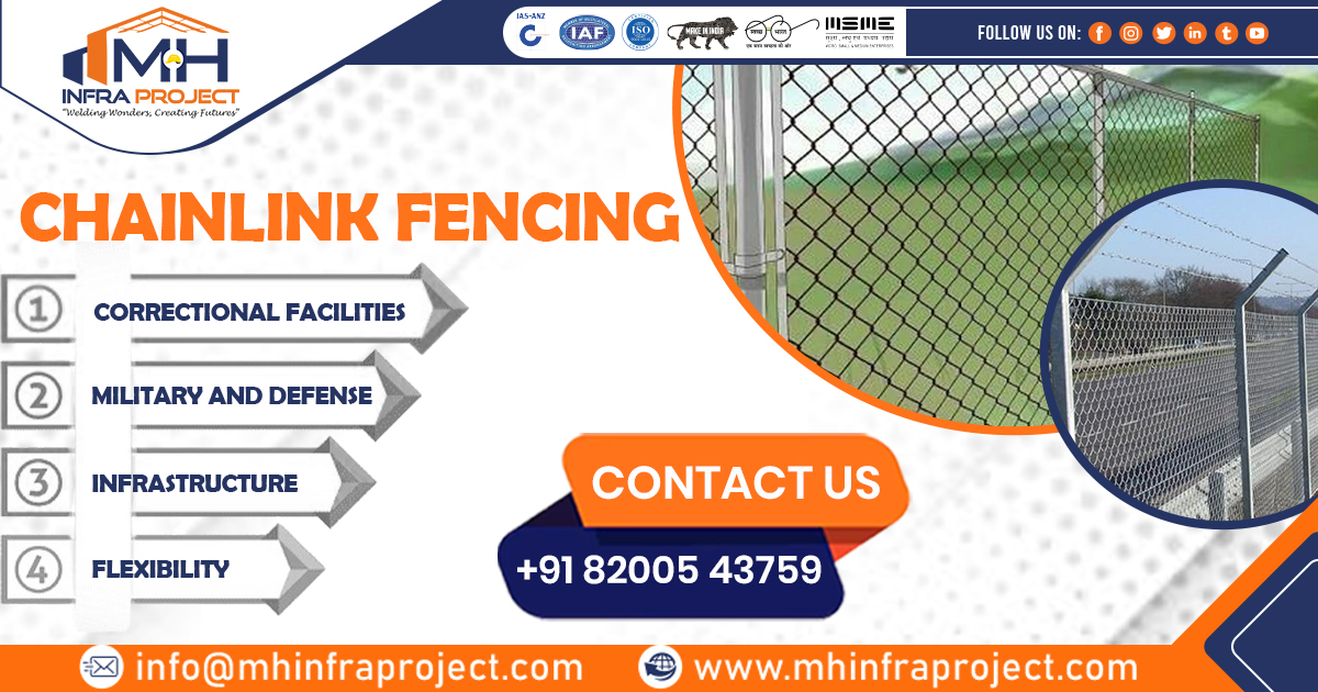 Chain Link Fencing Fabrication Work in Chennai