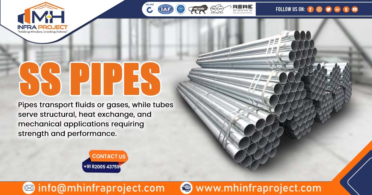Stainless Steel Pipes in Uttar Pradesh