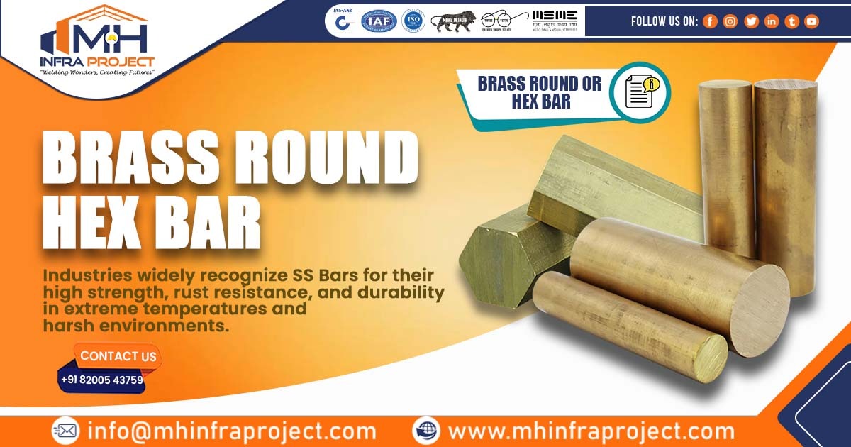 Brass Hex Round Bar in Madhya Pradesh