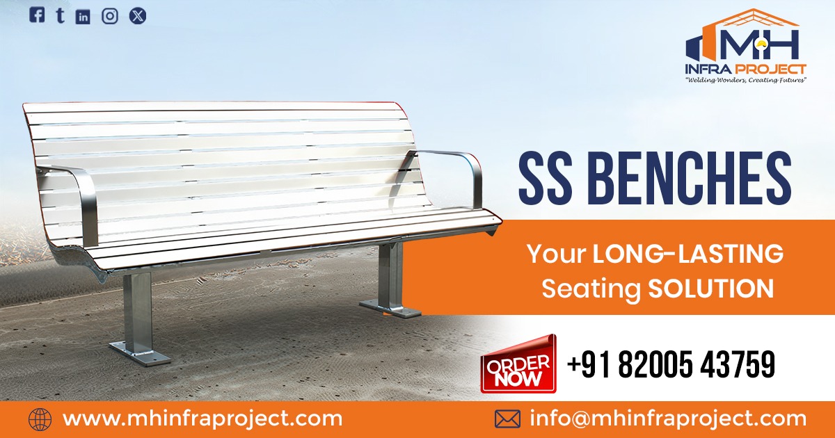 Stainless Steel Bench in Rajasthan