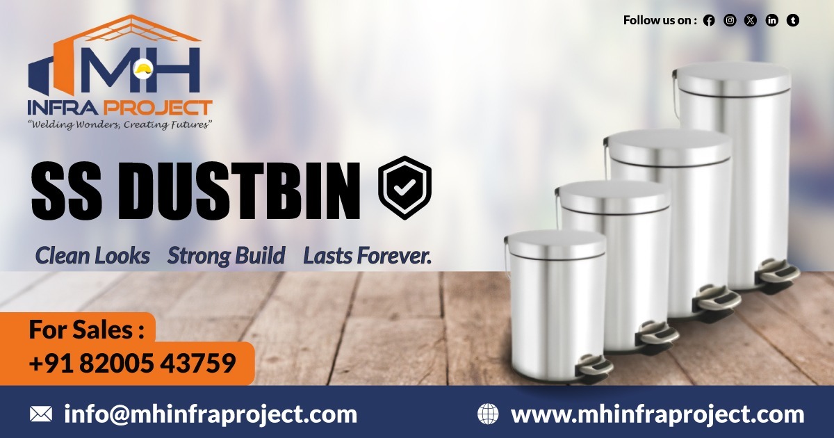 Stainless Steel Dustbin in Madhya Pradesh
