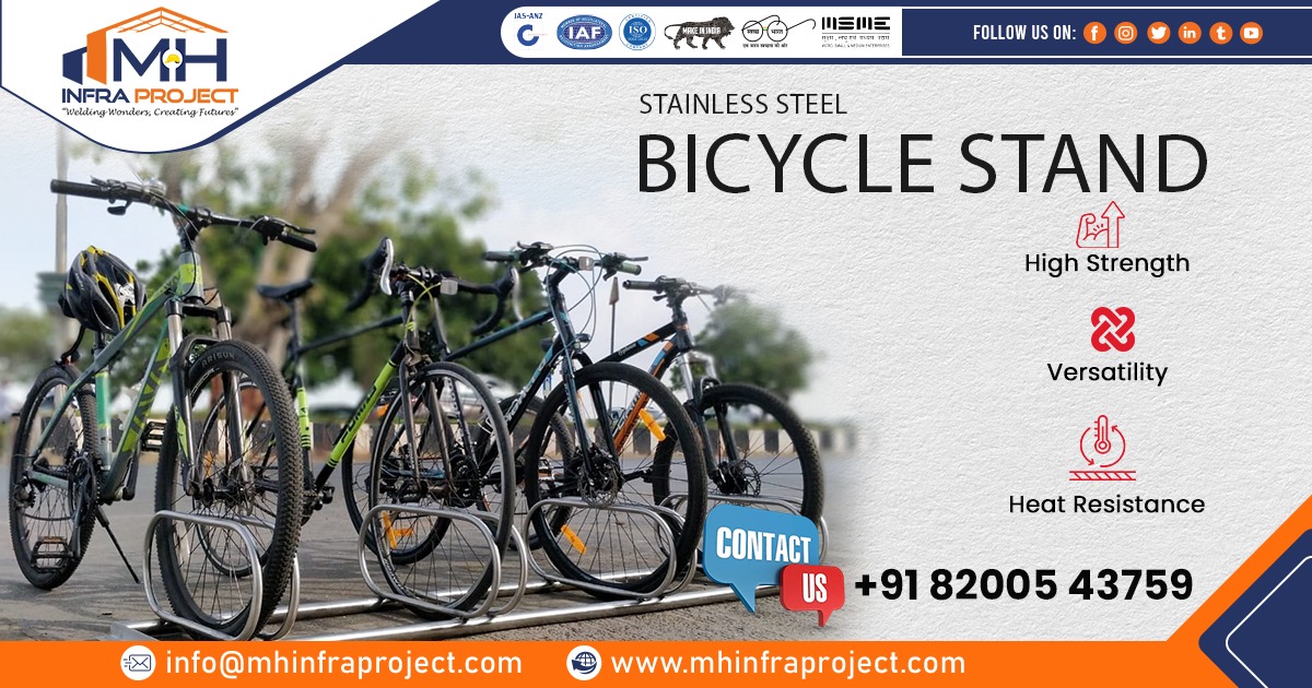 Stainless Steel Bicycle Stand in Chhattisgarh