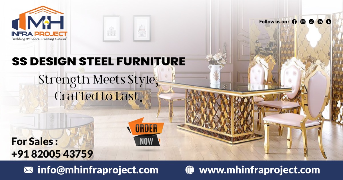 SS Design Steel Furniture in Gujarat