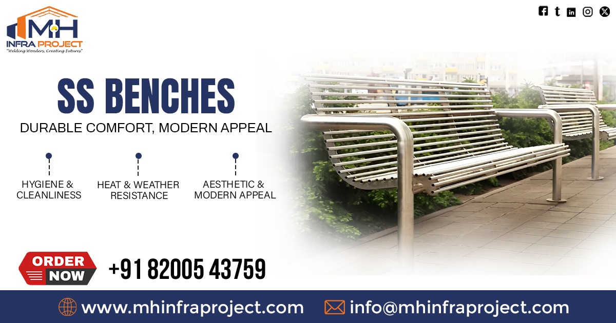 Stainless Steel Bench in Odisha