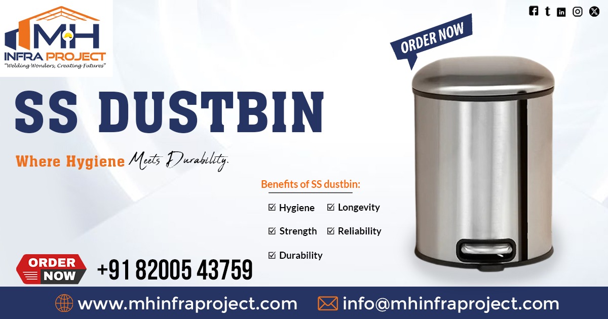 Stainless Steel Dustbin in Andhra Pradesh