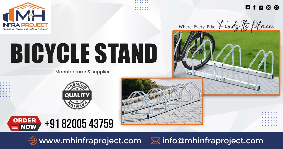 Stainless Steel Bicycle Stand in Telangana