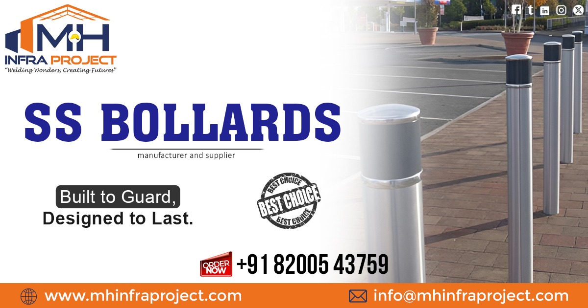 Stainless Steel Bollard in Odisha