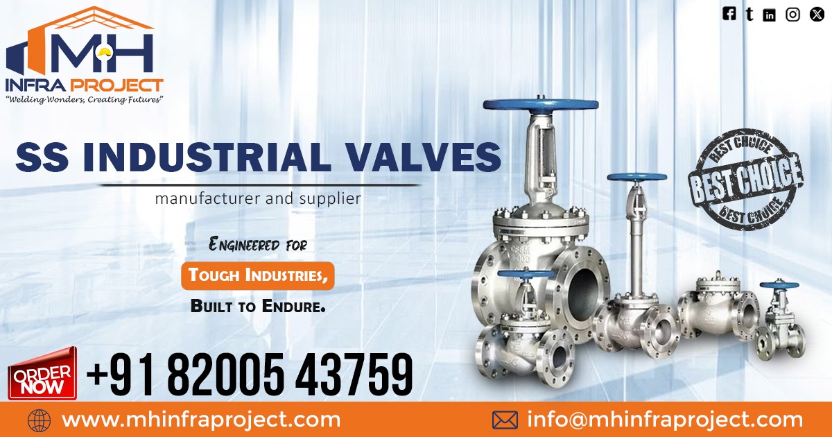 Stainless Steel Industrial Valve in Jharkhand