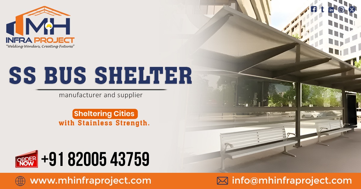 Stainless Steel Bus Shelters in Rajasthan