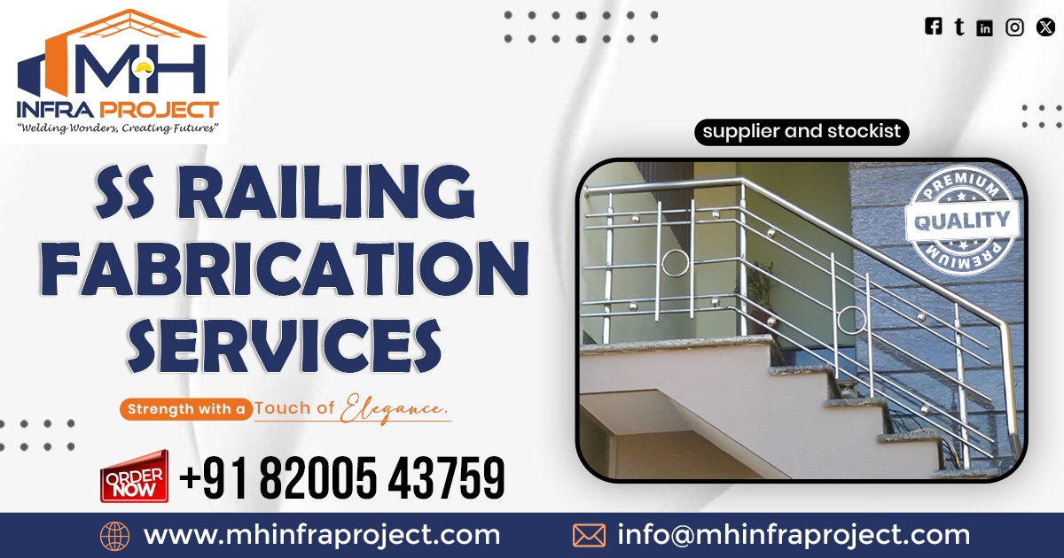 SS Railing Fabrication Services Andhra Pradesh