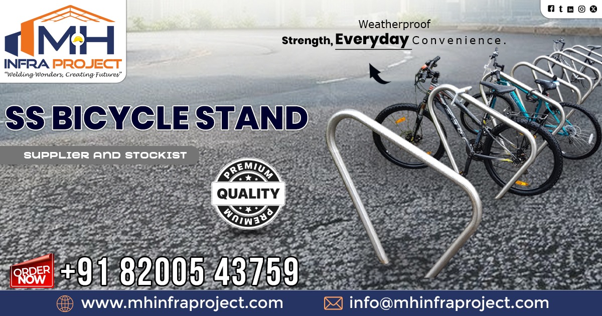 Stainless Steel Bicycle Stand in Madhya Pradesh