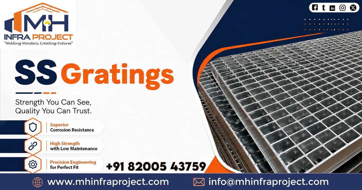 Stainless Steel Gratings in West Bengal