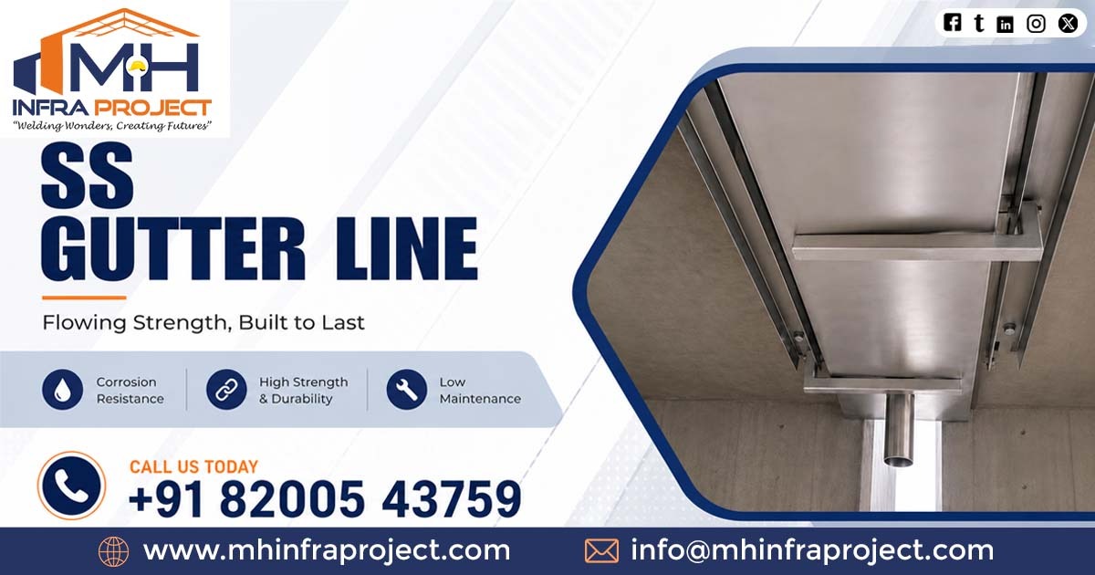 Stainless Steel Gutter Lines in Uttar Pradesh