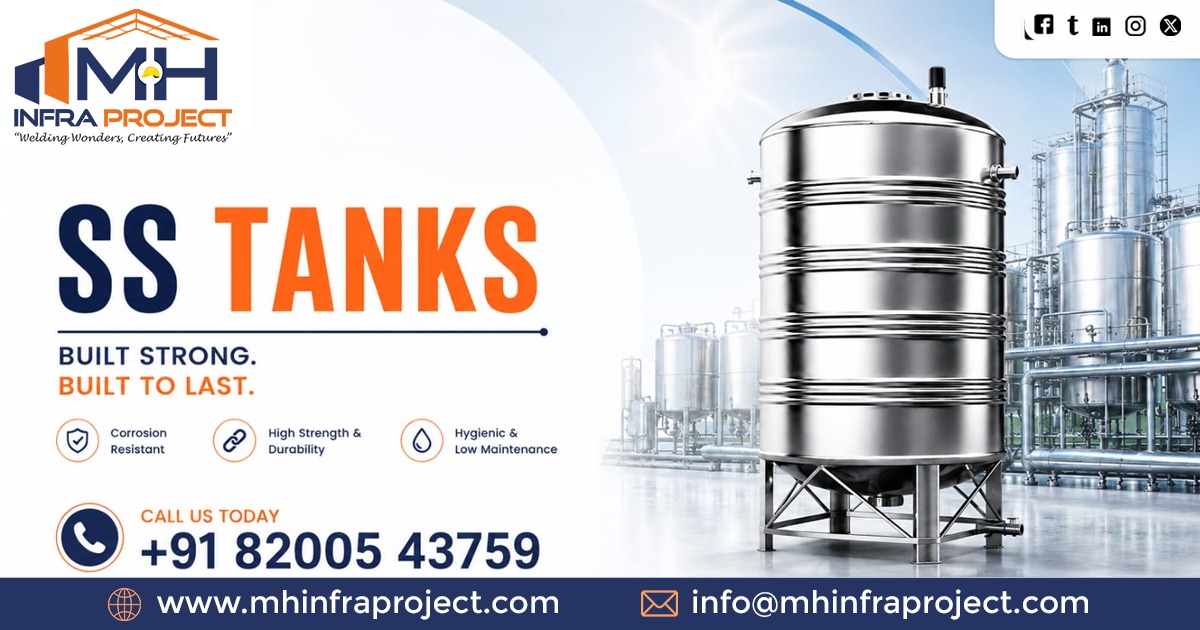 Stainless Steel Tanks in West Bengal