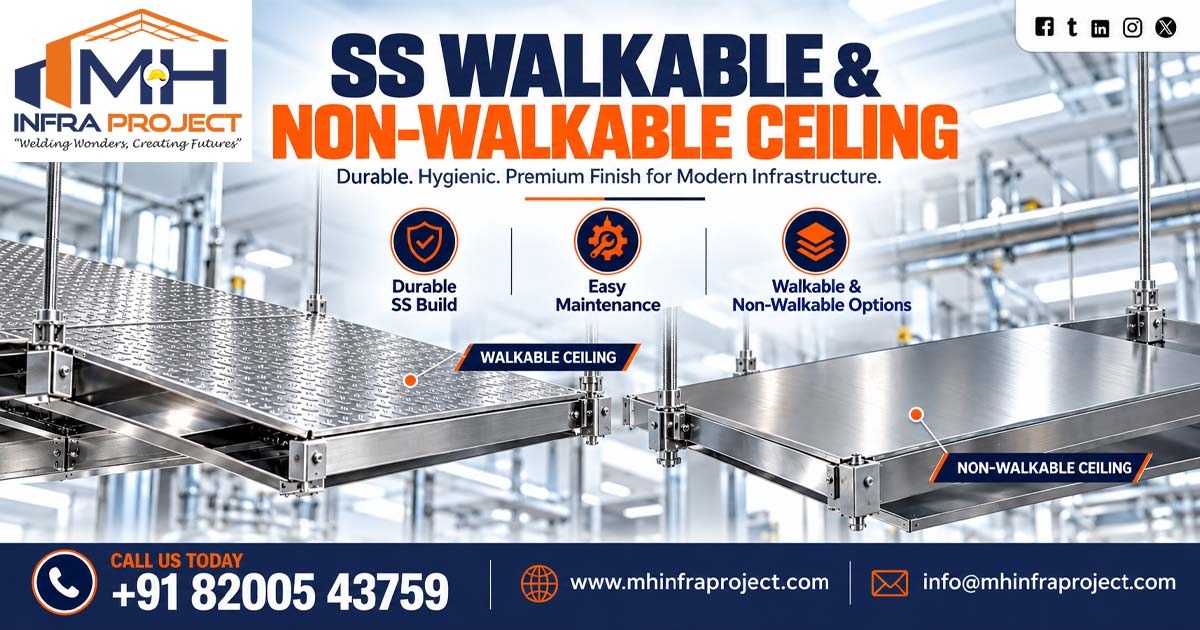 SS Walkable and Non-Walkable Ceiling in Jharkhand