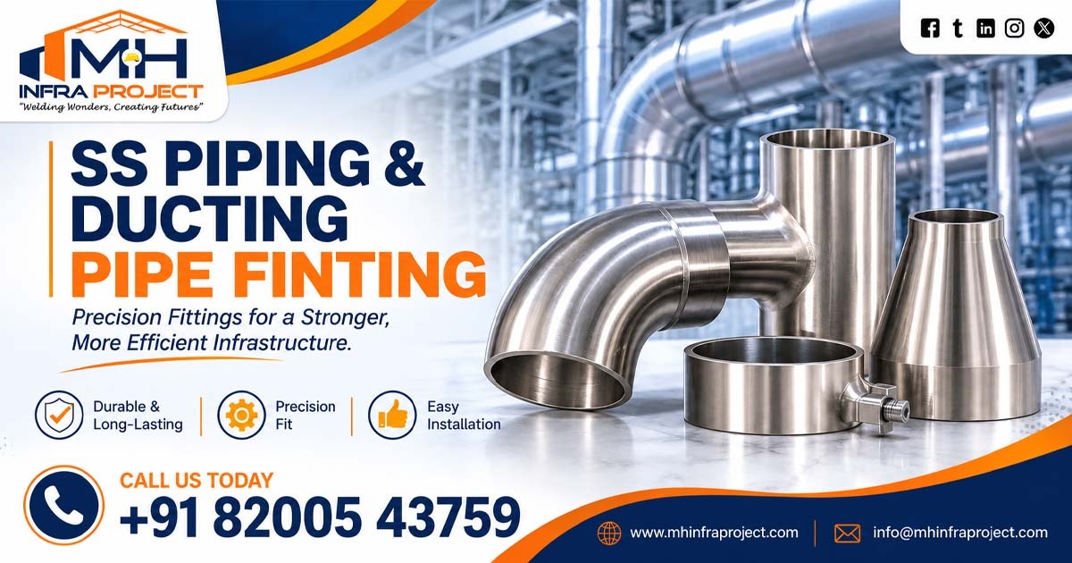 SS Piping and Ducting Pipe Fittings in Telangana